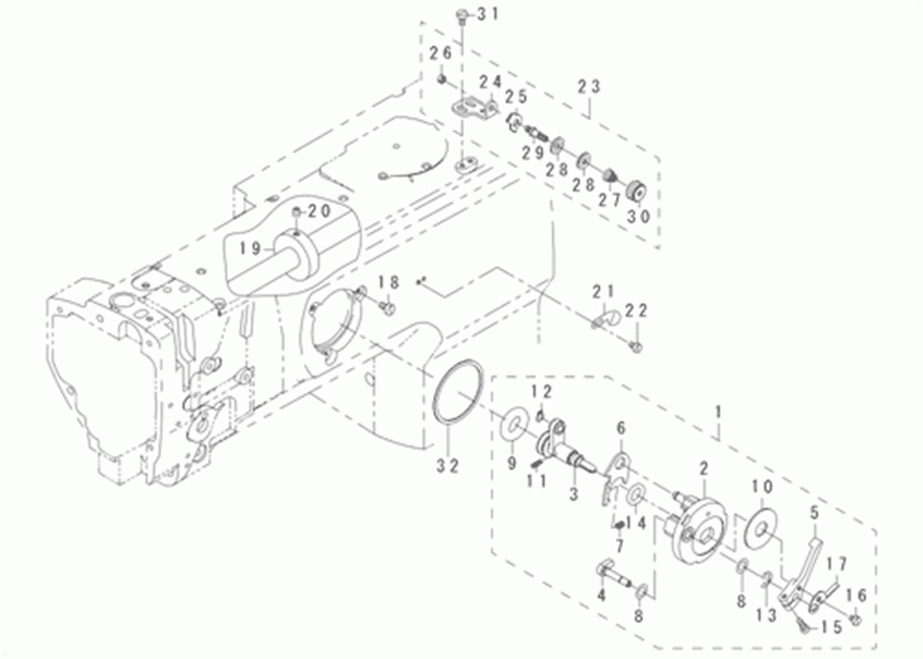 LU-1565 - 11. LOWER THREAD WINDER MECHANISM COMPONENTS