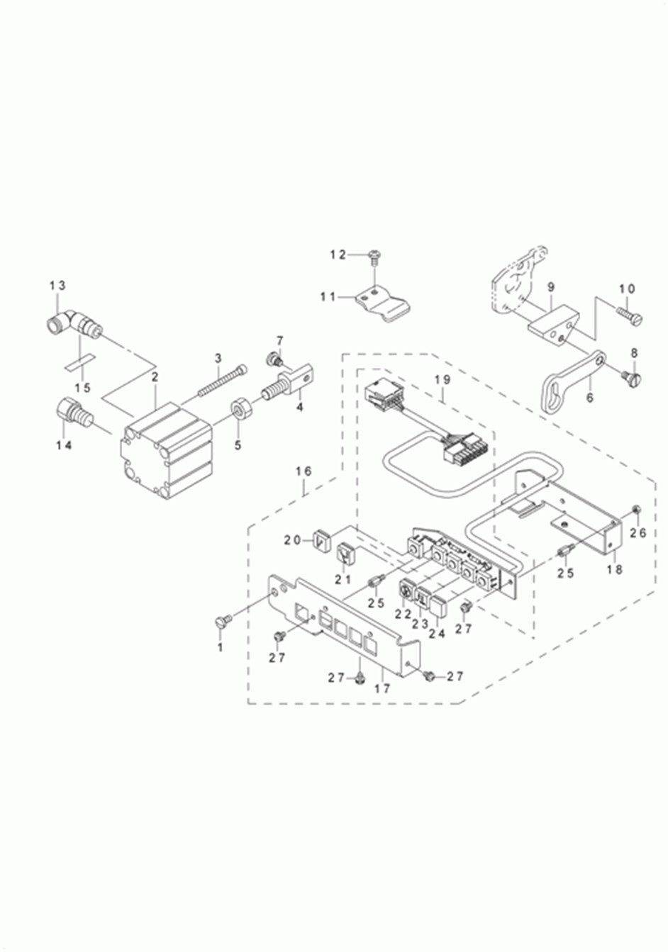 DNU-1541-7 - 13.DL MECHANISM (OPTION) COMPONENTS фото