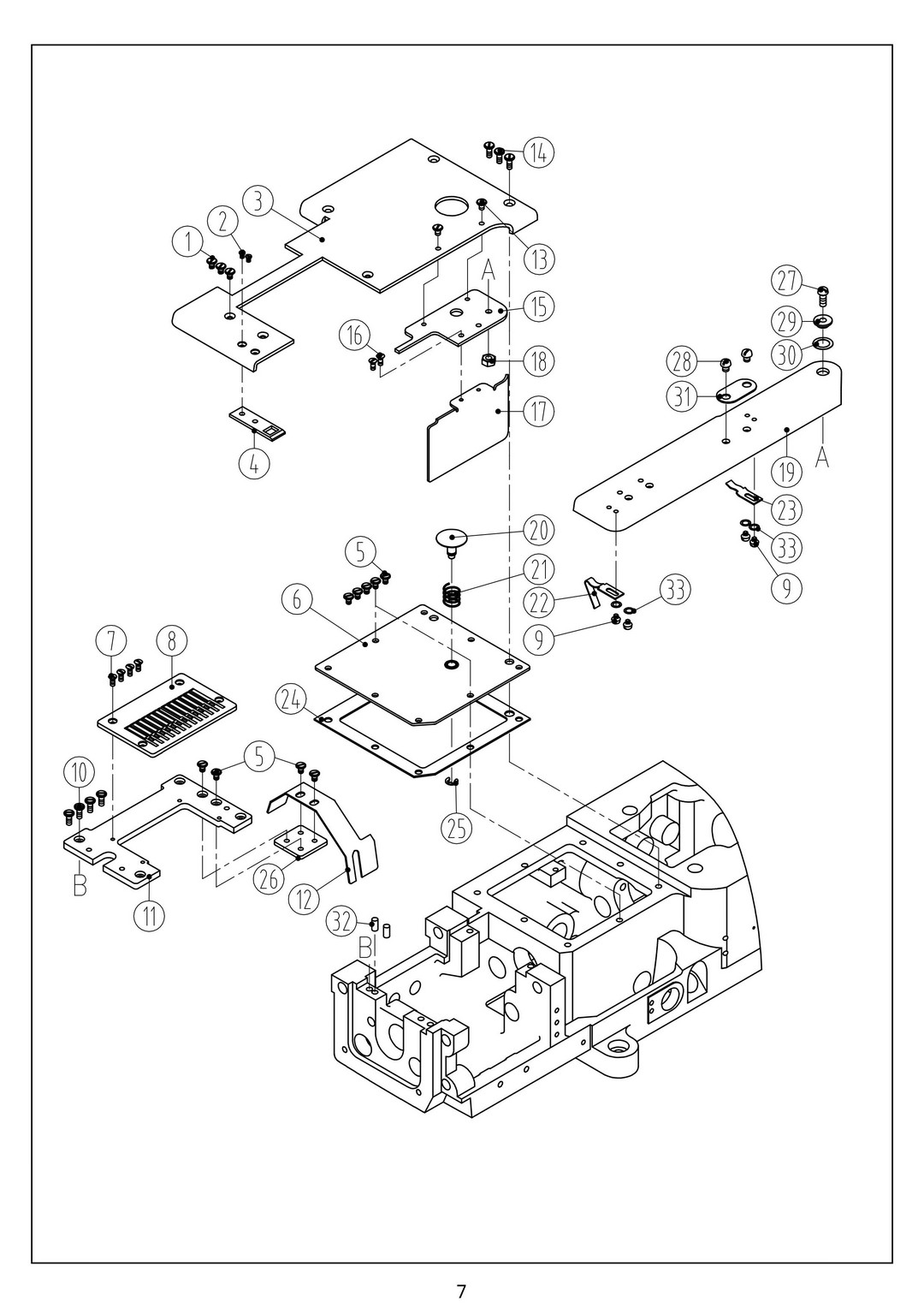 2 Cloth Plate assemblies