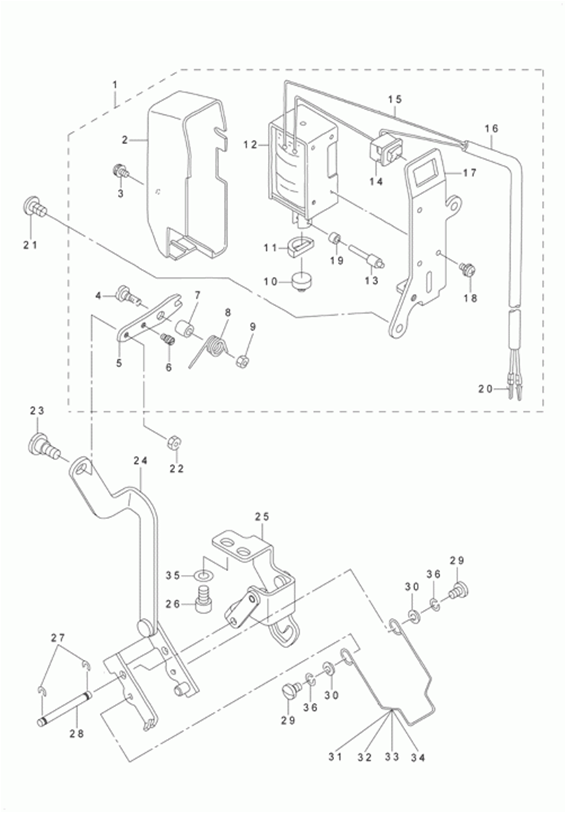 LH-3568ASF - 11.WIPER MECHANISM COMPONENTS (FOR LH-3568-7)