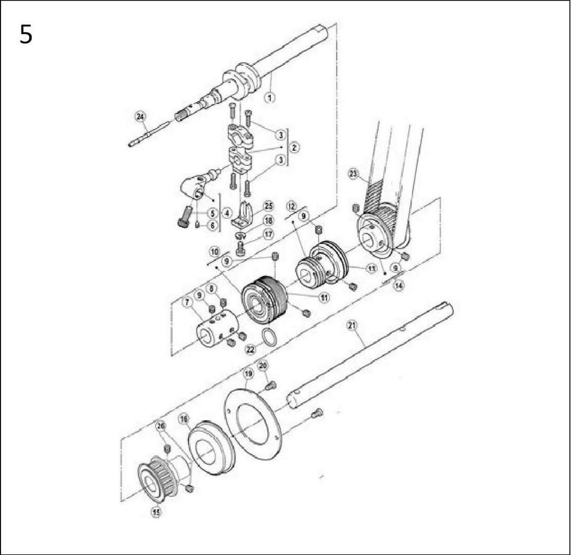 5 Hook Shaft Assemblies фото
