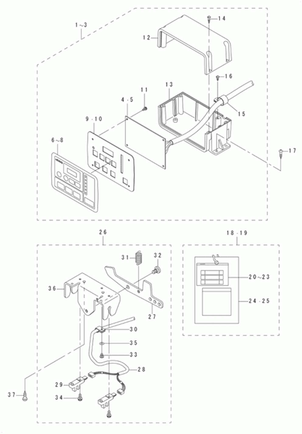 LK-1942GA - 16.OPERATION BOX & PEDAL COMPONENTS фото