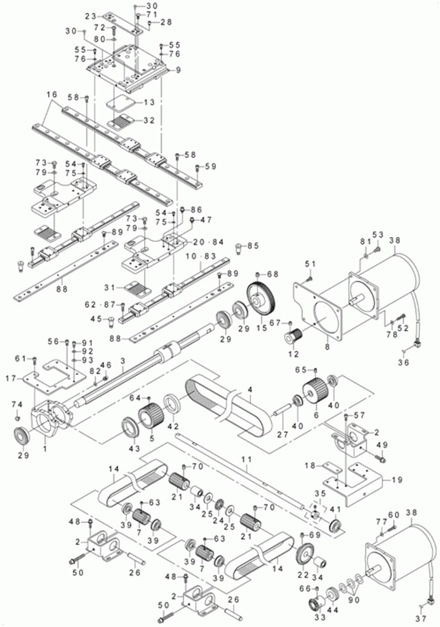 AMS-215D - 9.X-Y COMPONENTS фото