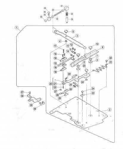 1 Knife holder assemblies