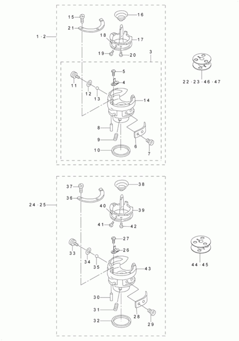 LU-2260N-7 - 11.HOOK COMPONENTS фото