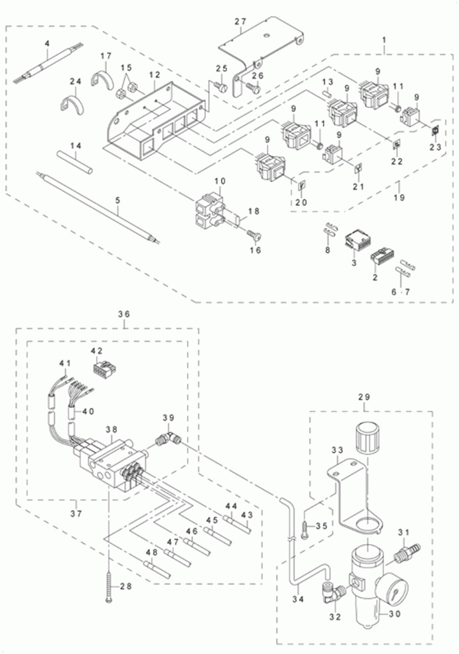 LU-2210N-7 - 19.CONTROL DEVICE COMPONENTS (FOR LU2212N-7) фото