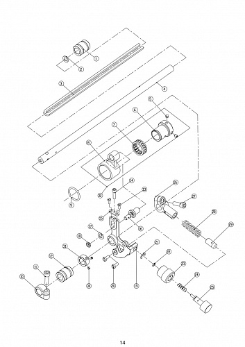 6 Looper Shaft Assemblies