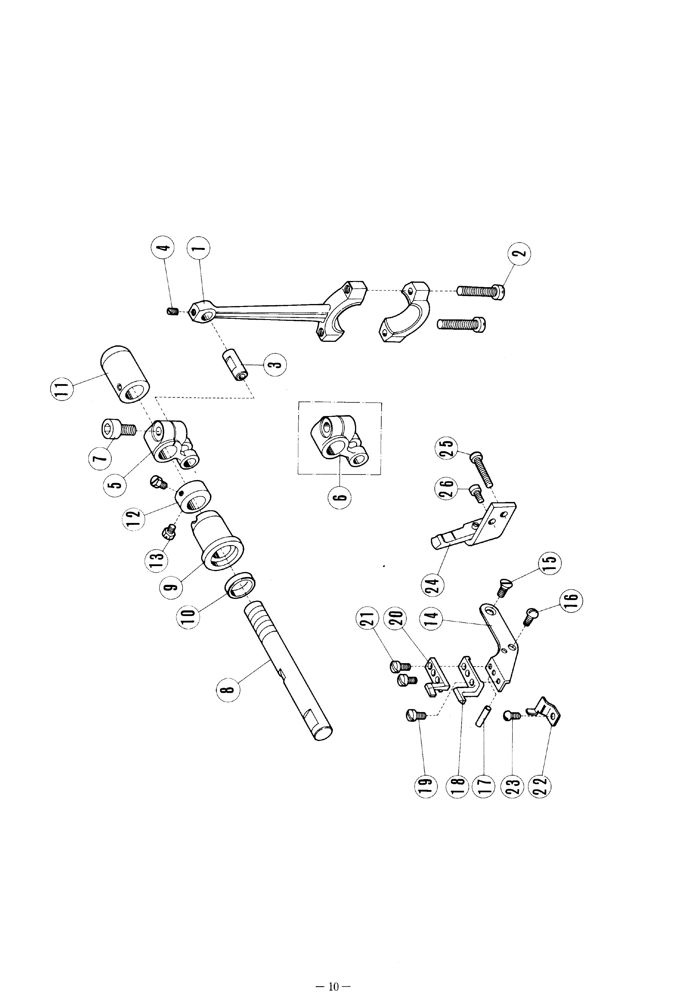 5 NEEDLE DRIVE MECHANISM