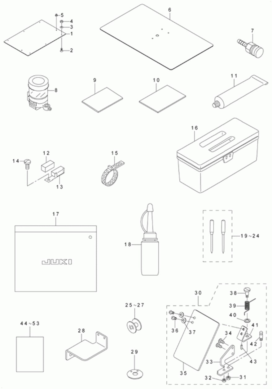 AMS-224C - 24.ACCESSORIES PART COMPONENTS фото