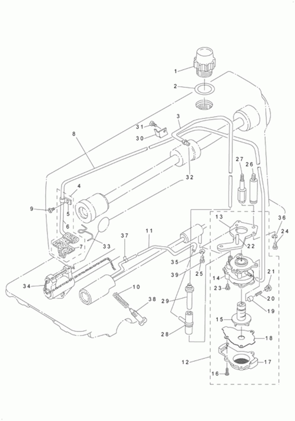 DLN-5410NJ-7 - 10. OIL LUBLICATION COMPONENTS фото