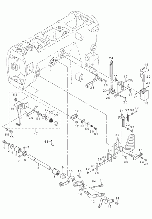 MF-7823 - 7.THREAD TAKE-UP LEVER COMPONENTS фото