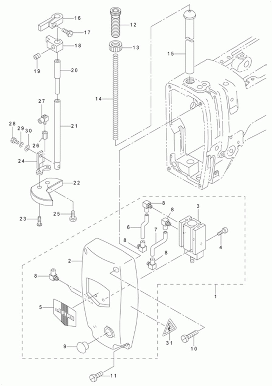 AVP-875A - 6. PRESSER MECHANISM COMPONENTS фото