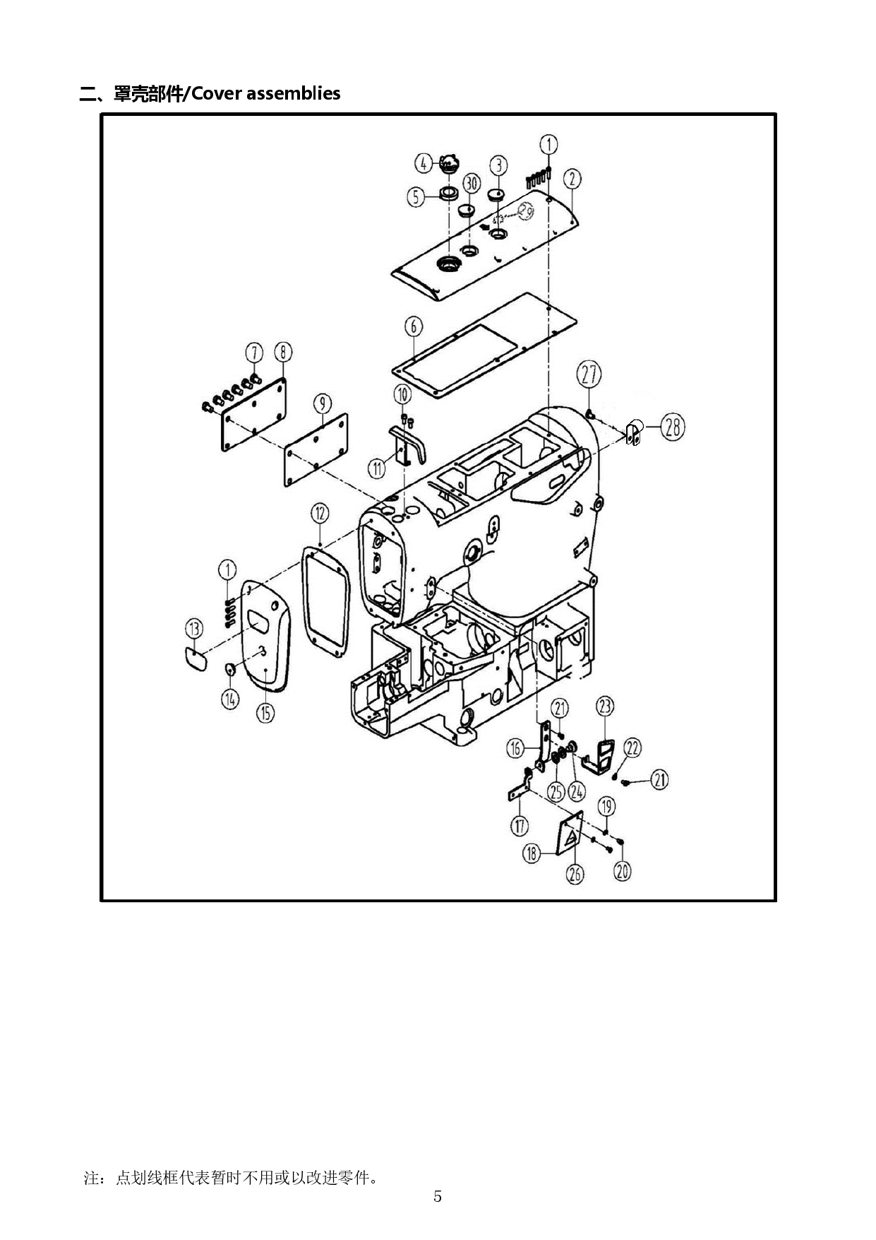 3 Cover assemblies