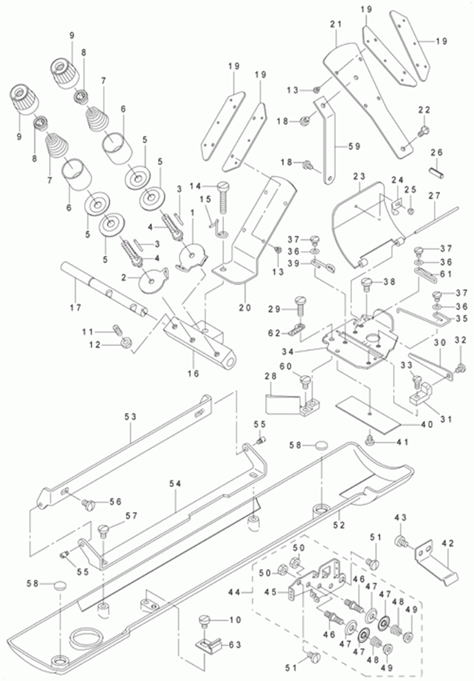 MS-1190 - 2. LOOPER THREAD GUIDE COMPONENTS фото