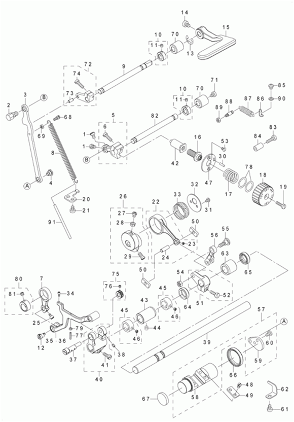 LH-3568ASF - 7.FEED MECHANISM COMPONENTS