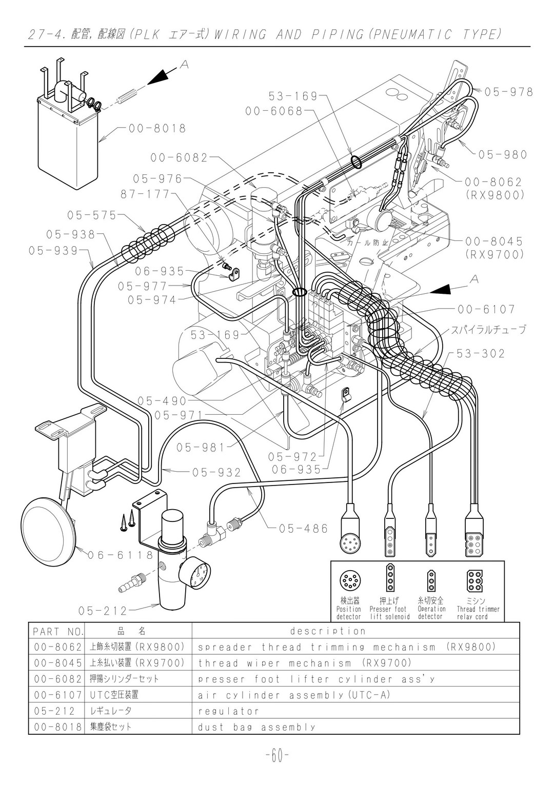 27.4 WIRING AND PIPING (PNEUMATIC TYPE