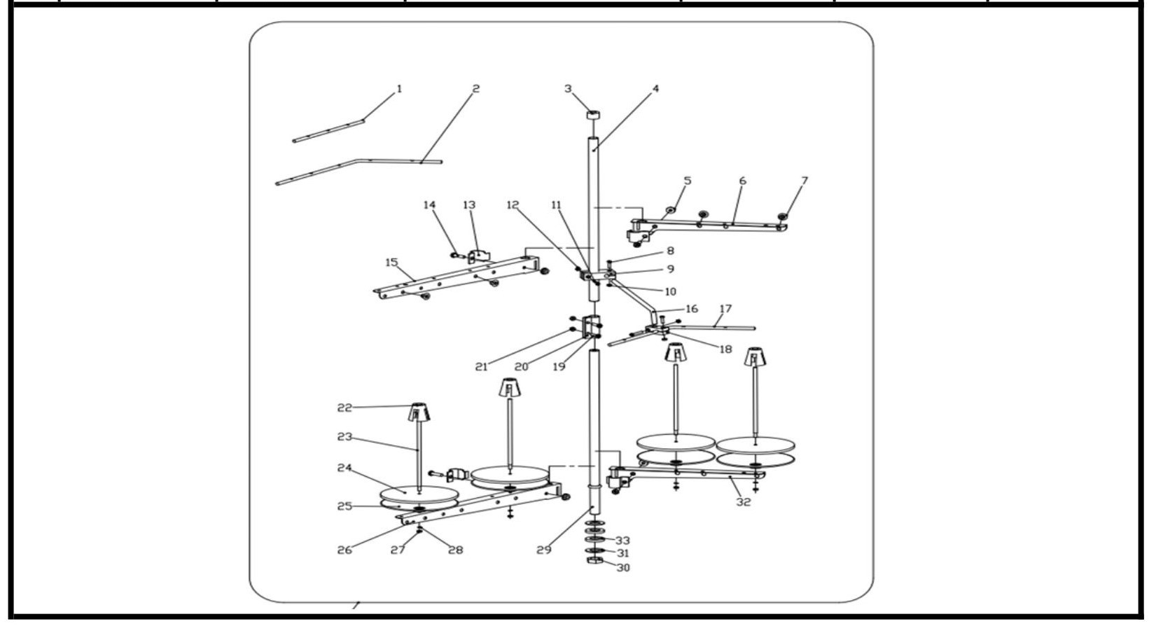 25 THREAD SPOOL ASSEMBLIES