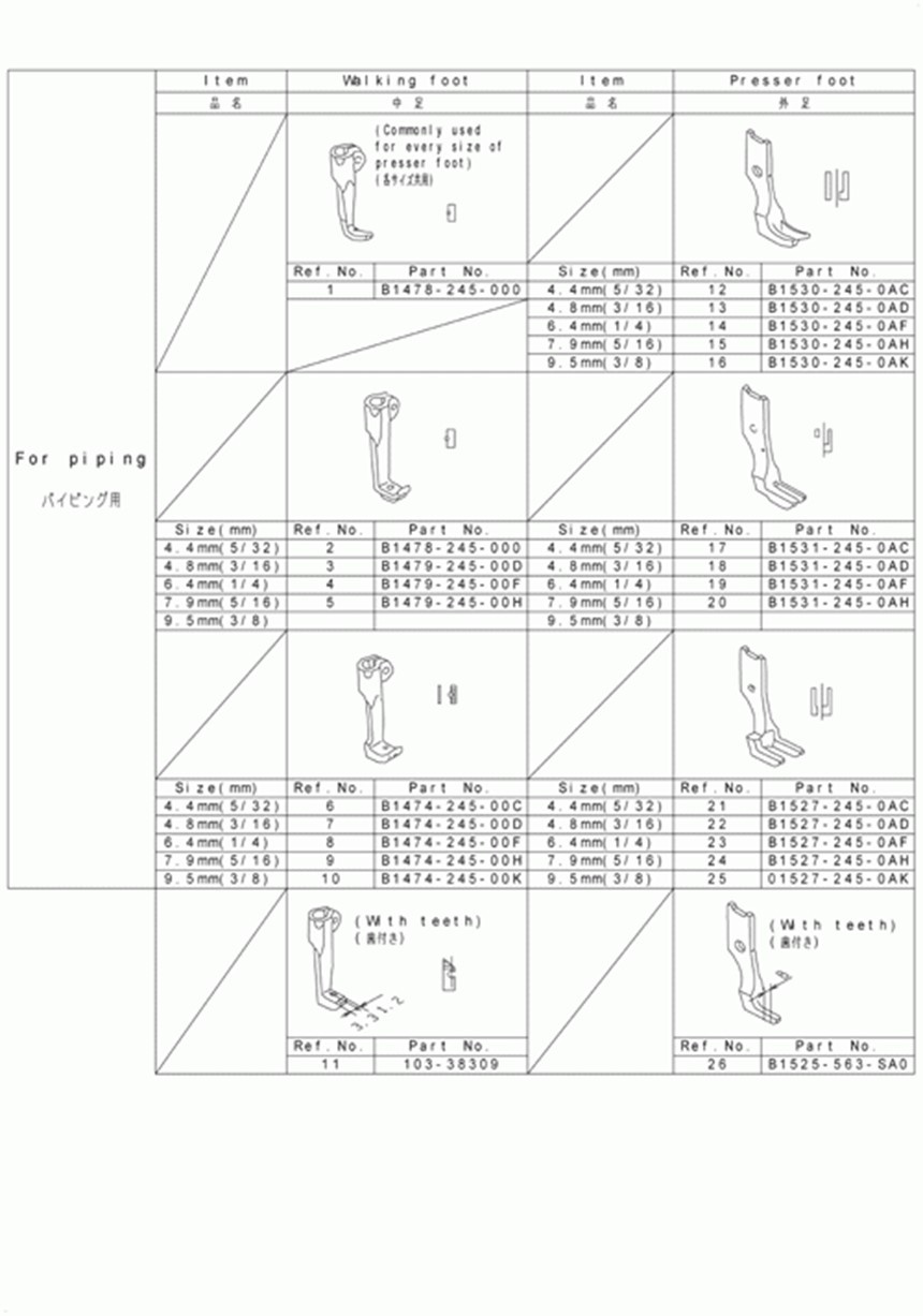 LU-1508H - 17.OPTIONAL PARTS COMPONENTS (1) фото