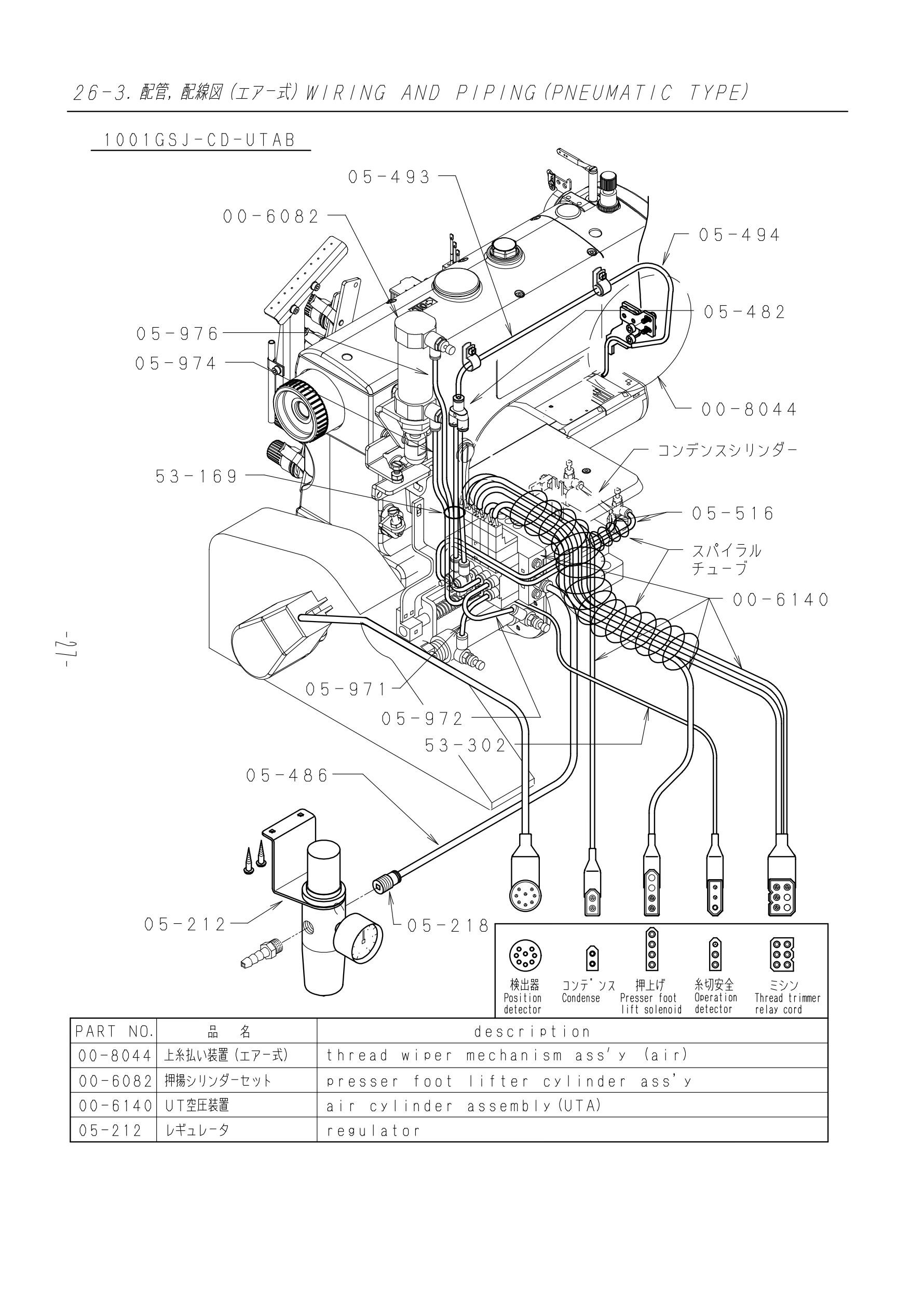 26.3 WIRING AND PIPING (PNEUMATIC TYPE)