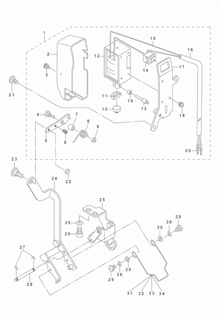 LH-3528ASF - 9.WIPER MECHANISM COMPONENTS (FOR LH-3528-7) фото