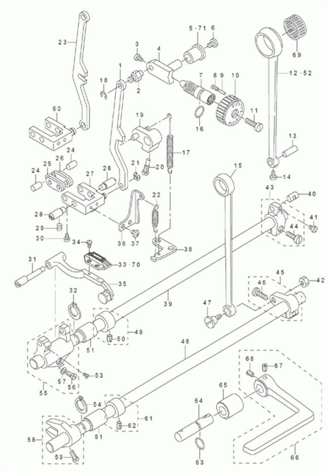 DDL-8700-7 - 5. FFEED MECHANISM COMPONENTS фото