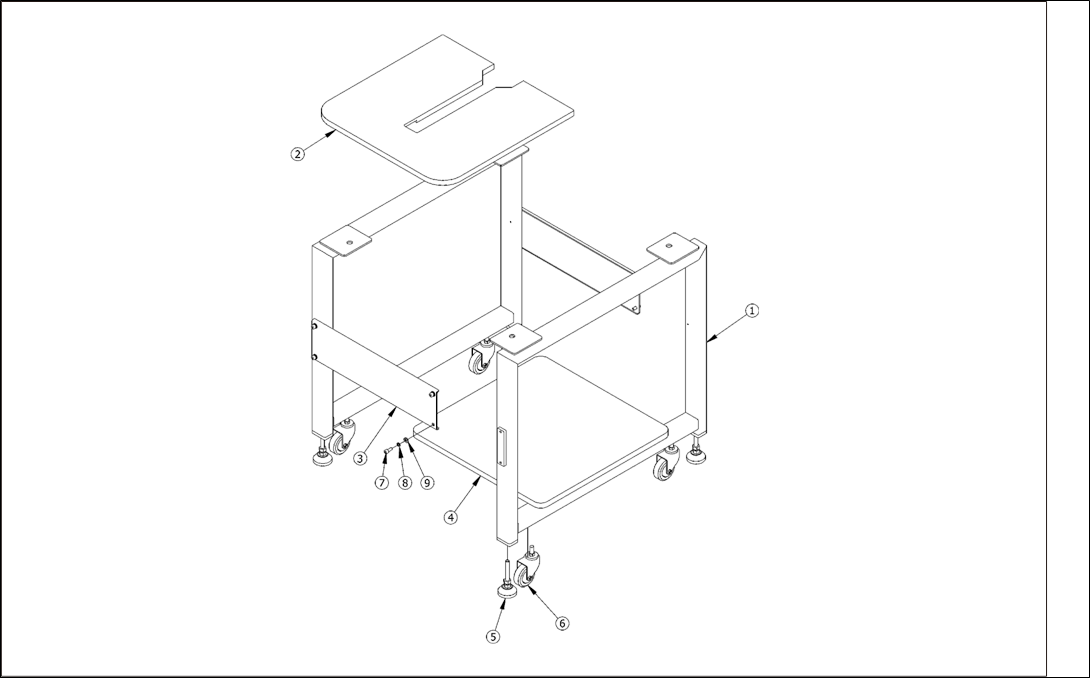 RiCOMA Серия RCM и ТС - 14.Стол и установка