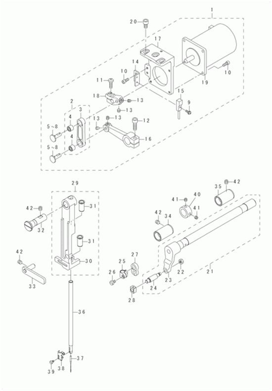 LBH-1790 - 6. NEEDLE BAR ROCKING COMPONENTS фото