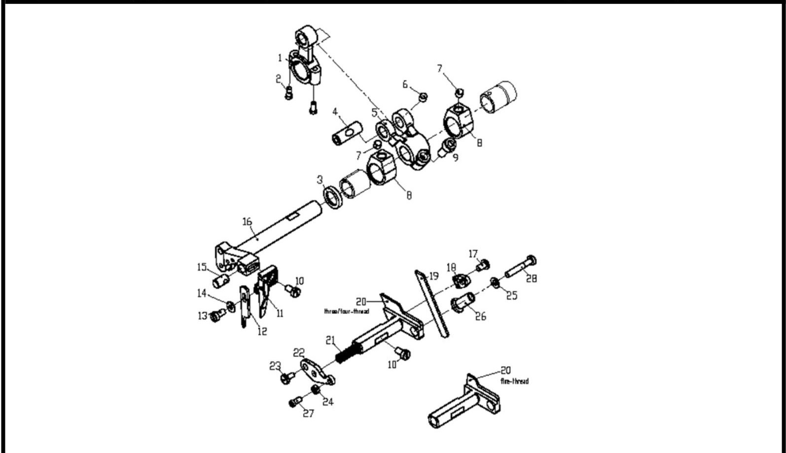 17 KNIFE DRIVE MECHANISM