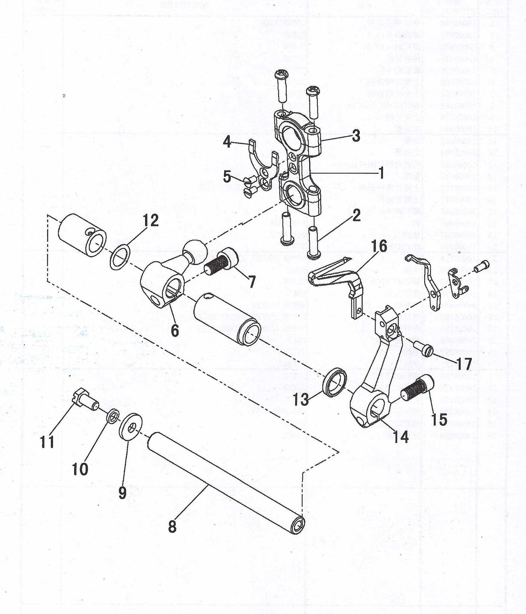 7 LOWER LOOPER DRIVE MECHANISM фото