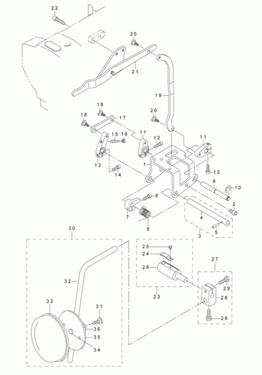 LU-1508H - 9.KNEE LIFTING COMPONENTS фото