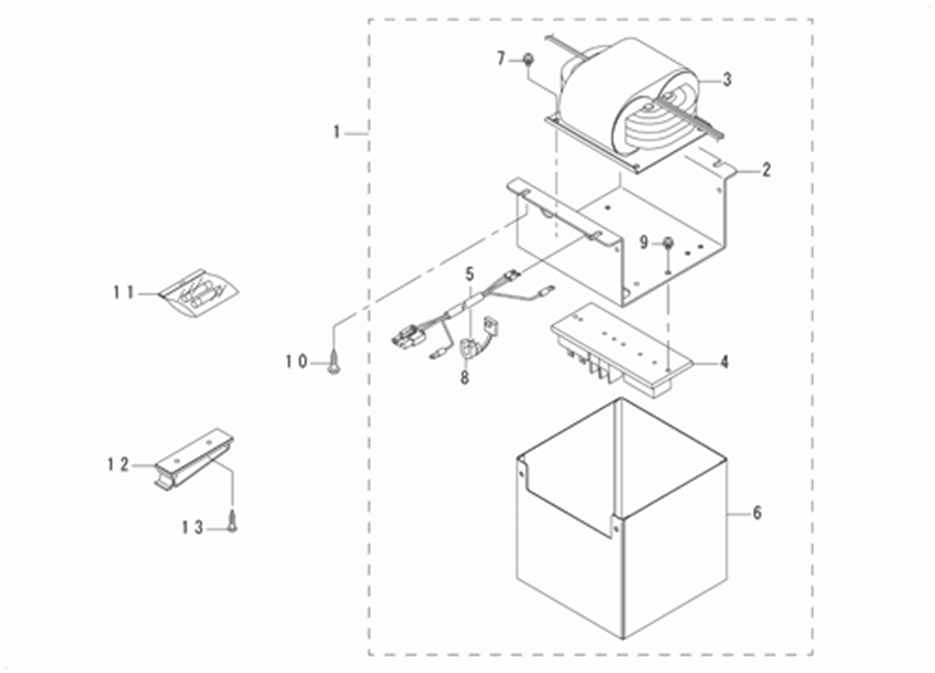 LK-1941ZA - 17.HEATER UNIT COMPONENTS (Z TYPE) фото