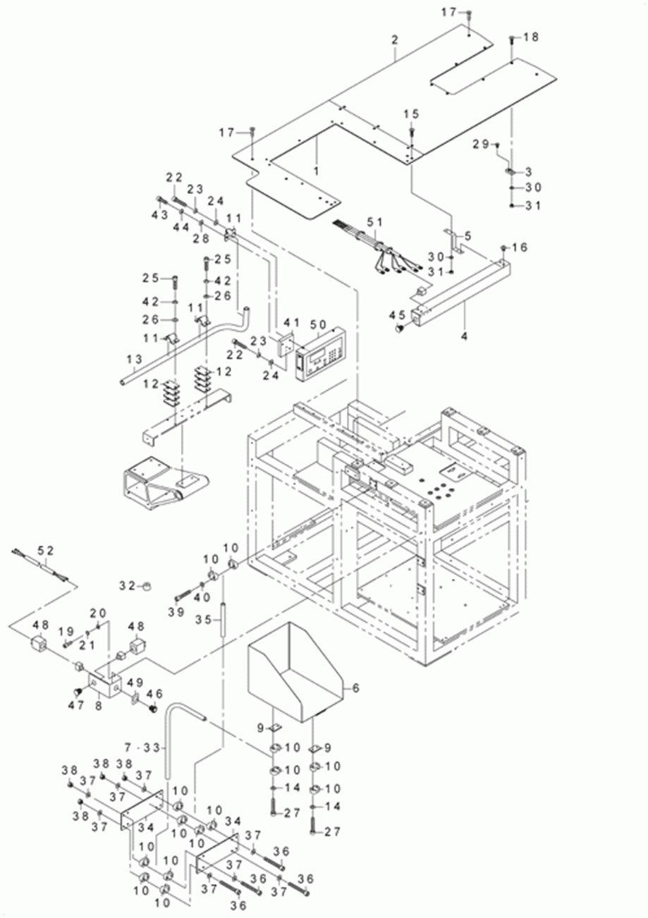 AVP-875A - 27. MAIN BODY FRAME COMPONENTS (2) фото