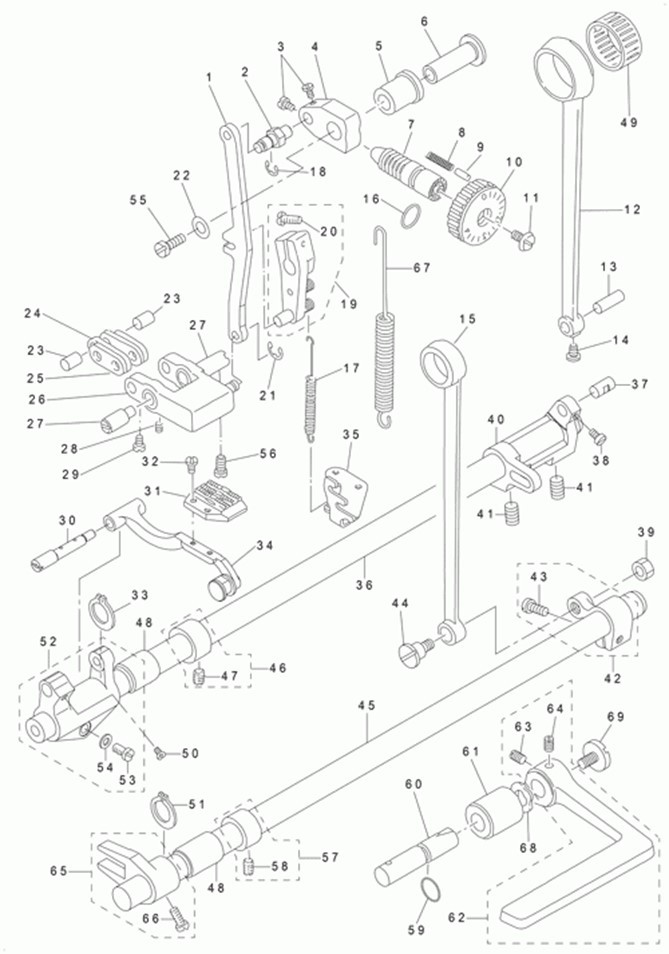 DLN-5410N - 5. FEED MECHANISM COMPONENTS фото