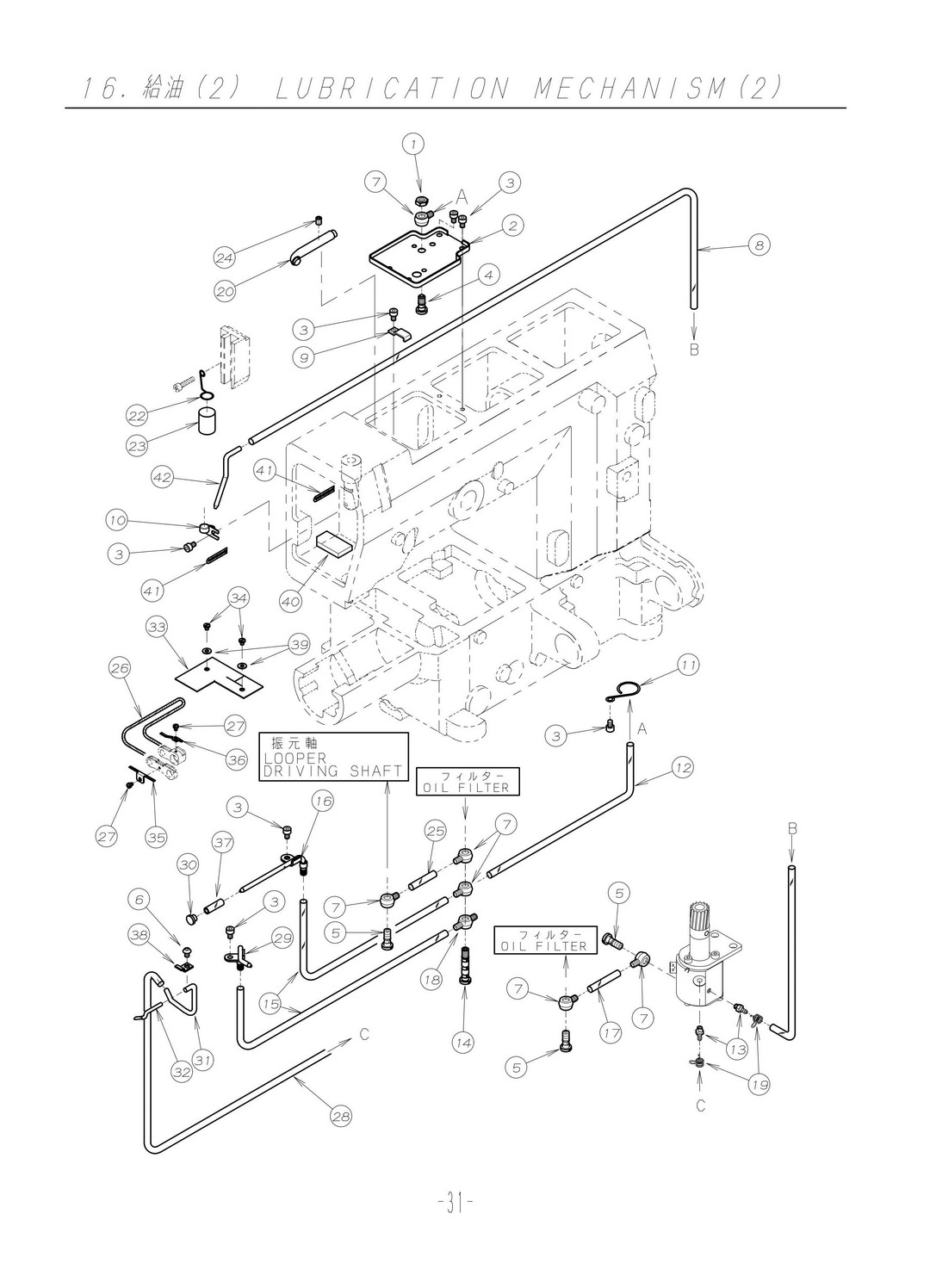 16 LUBRICATION MECHANISM