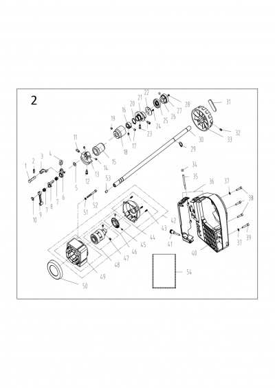 2. Main Shaft & Thread Take-up Components