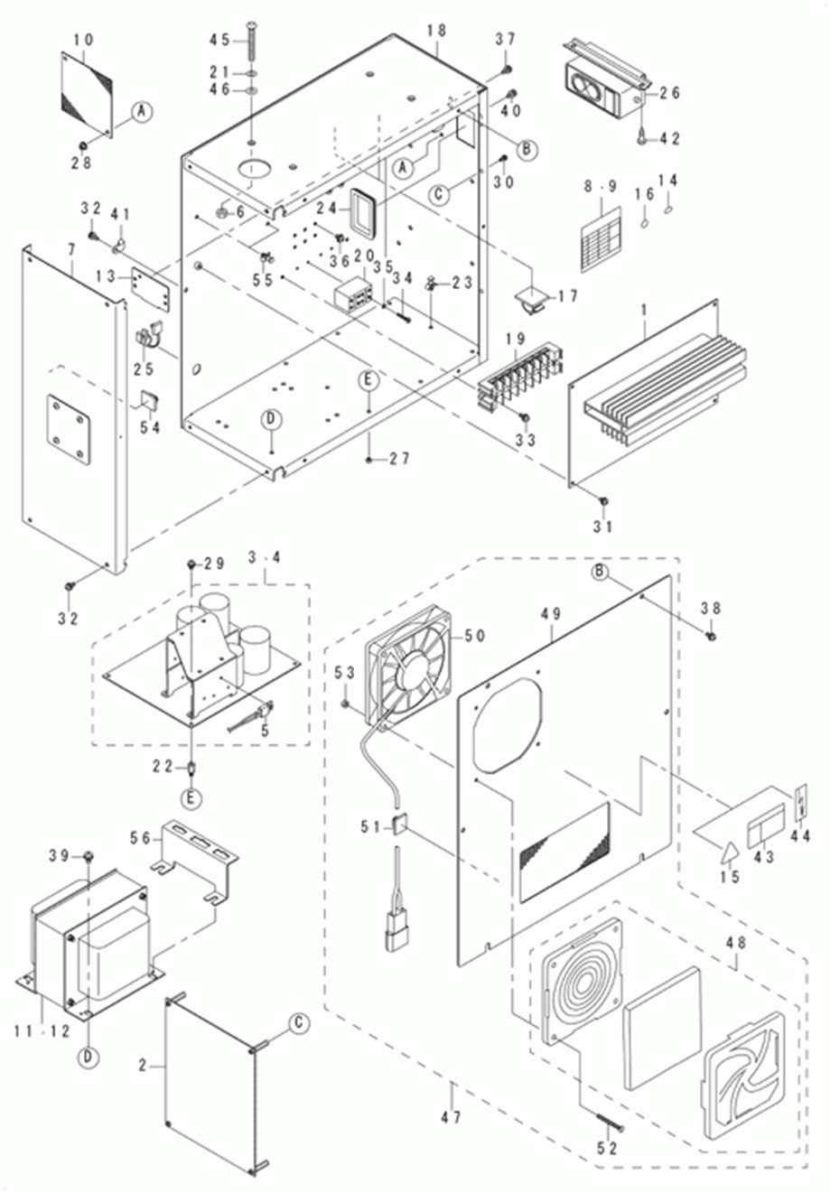 LK-1942GA - 15.CONTROL BOX COMPONENTS фото