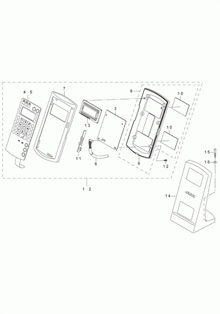 AMS-215D - 16.OPERATION BOX COMPONENTS фото