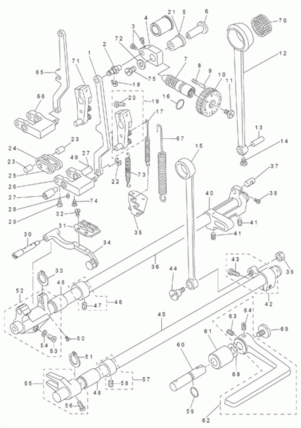 DMN-5420N-7 - 5.FEED MECHANISM COMPONENTS фото