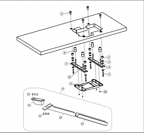 23 Part For Semi-Sumberged Installation