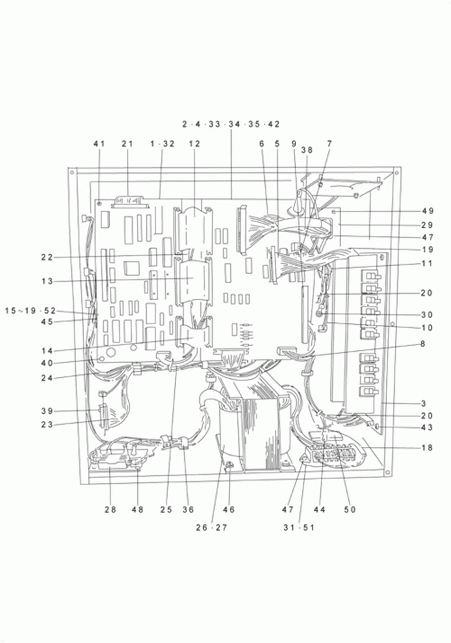 AMS-224C - 22.POWER SUPPLY & CORD COMPONENTS фото