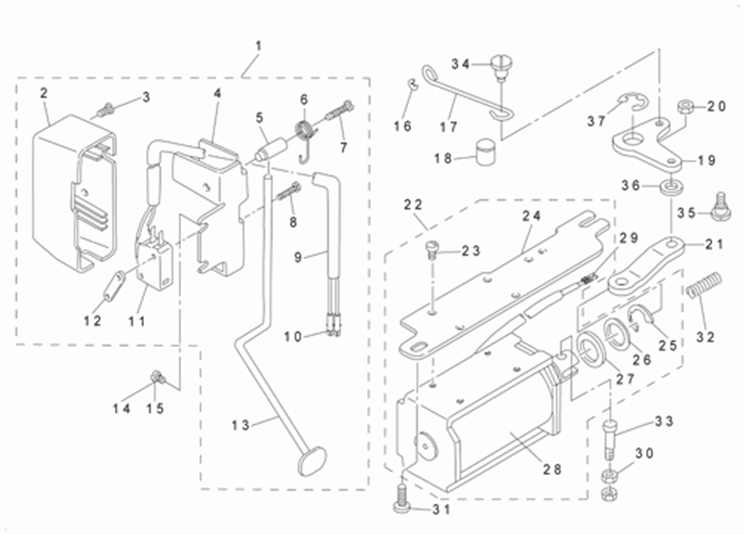 DLM-5400N-7 - 8. AUTOMATIC REVERSE FEED MECHANISM COMPONENTS фото