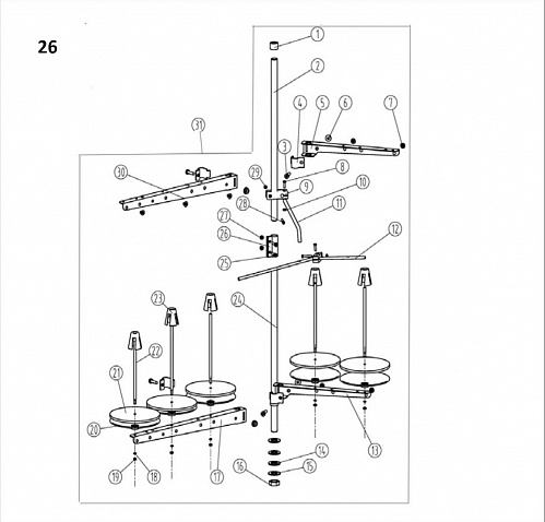 26 Thread Apool Assemblies
