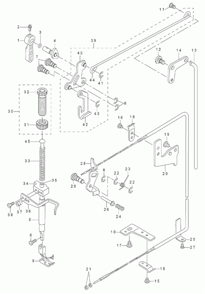 DDL-8700-7 - 4. HAND LIFTER COMPONENTS фото