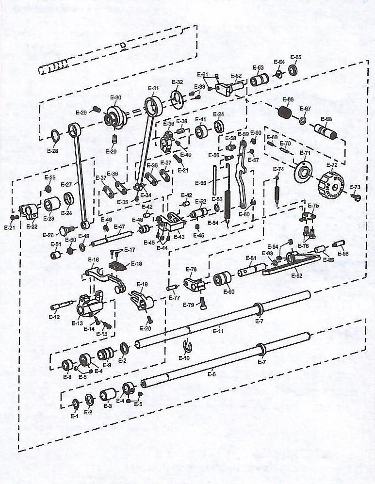 5 FEED MECHANISM COMPONENTS