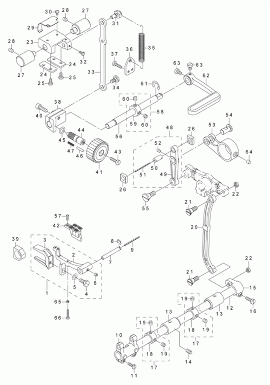 LU-1560 - 6.FEED MECHANISM COMPONENTS фото