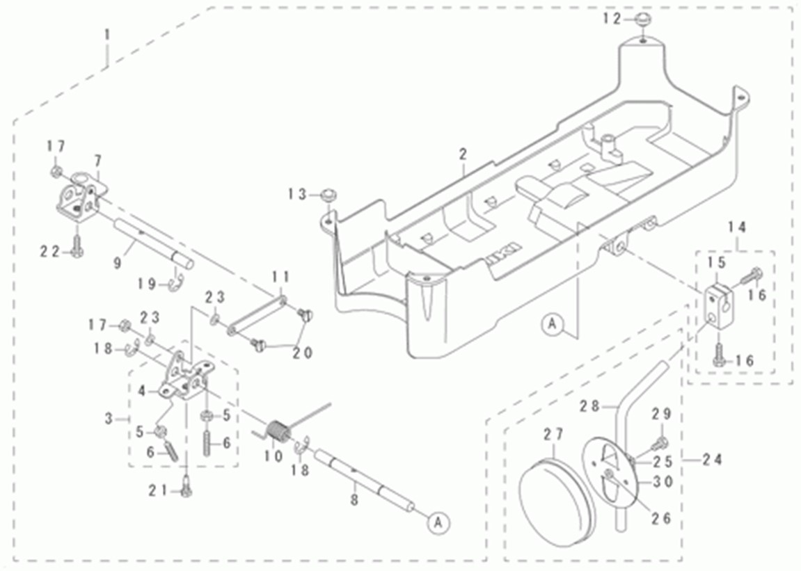 DLN-9010SS - 13. UNDER COVER COMPONENTS фото