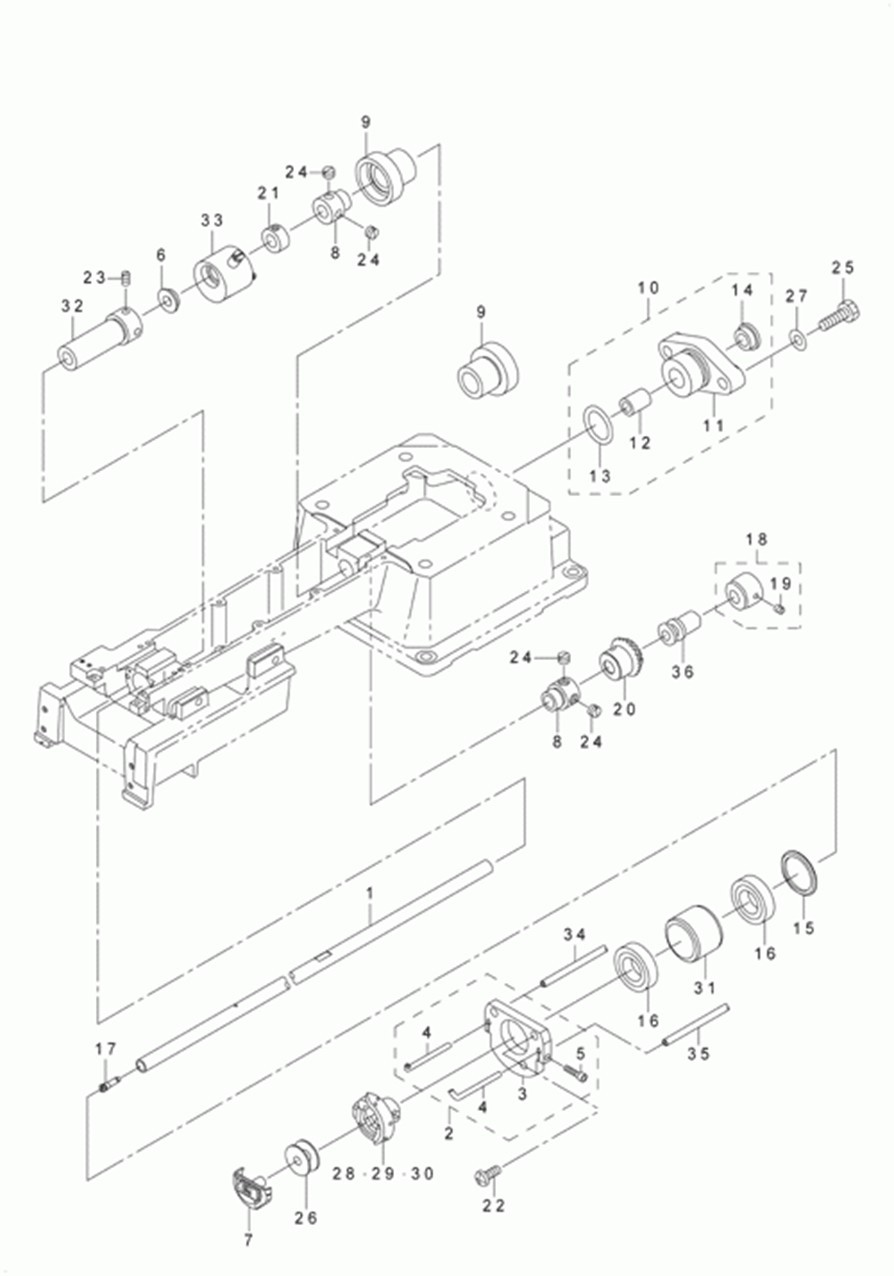 AVP-875S - 8. SHUTTLE DRIVER SHAFT COMPONENTS фото