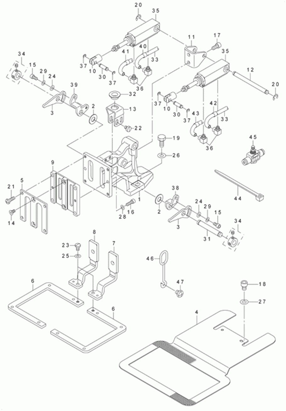 LK-1910 - 11.CLOTH FEED MECHANISM COMPONENTS (FOR LK-19 0HA,19 0SA) фото