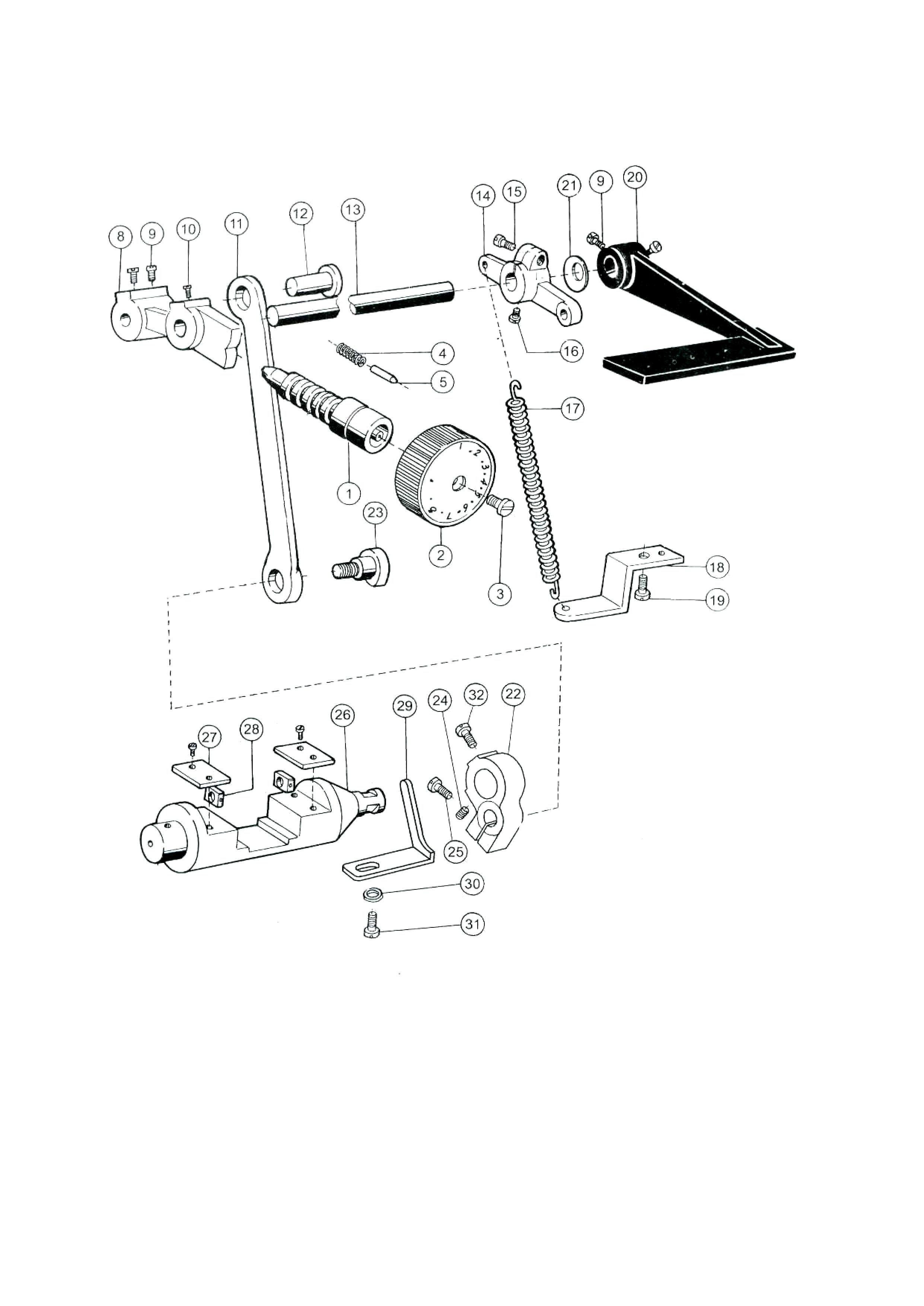 8 NEEDLE BAR CHANGING PARTS