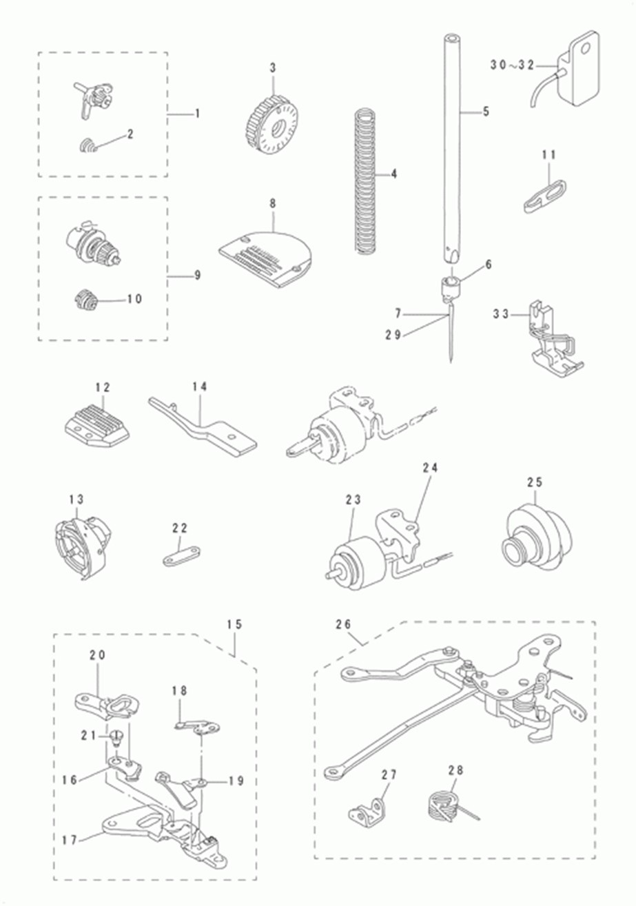 DLN-5410NJ-7 - 14. EXCLUSIVE PARTS FOR DLN-5410NH-7 фото